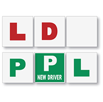 L-plates, D-plates, P-plates